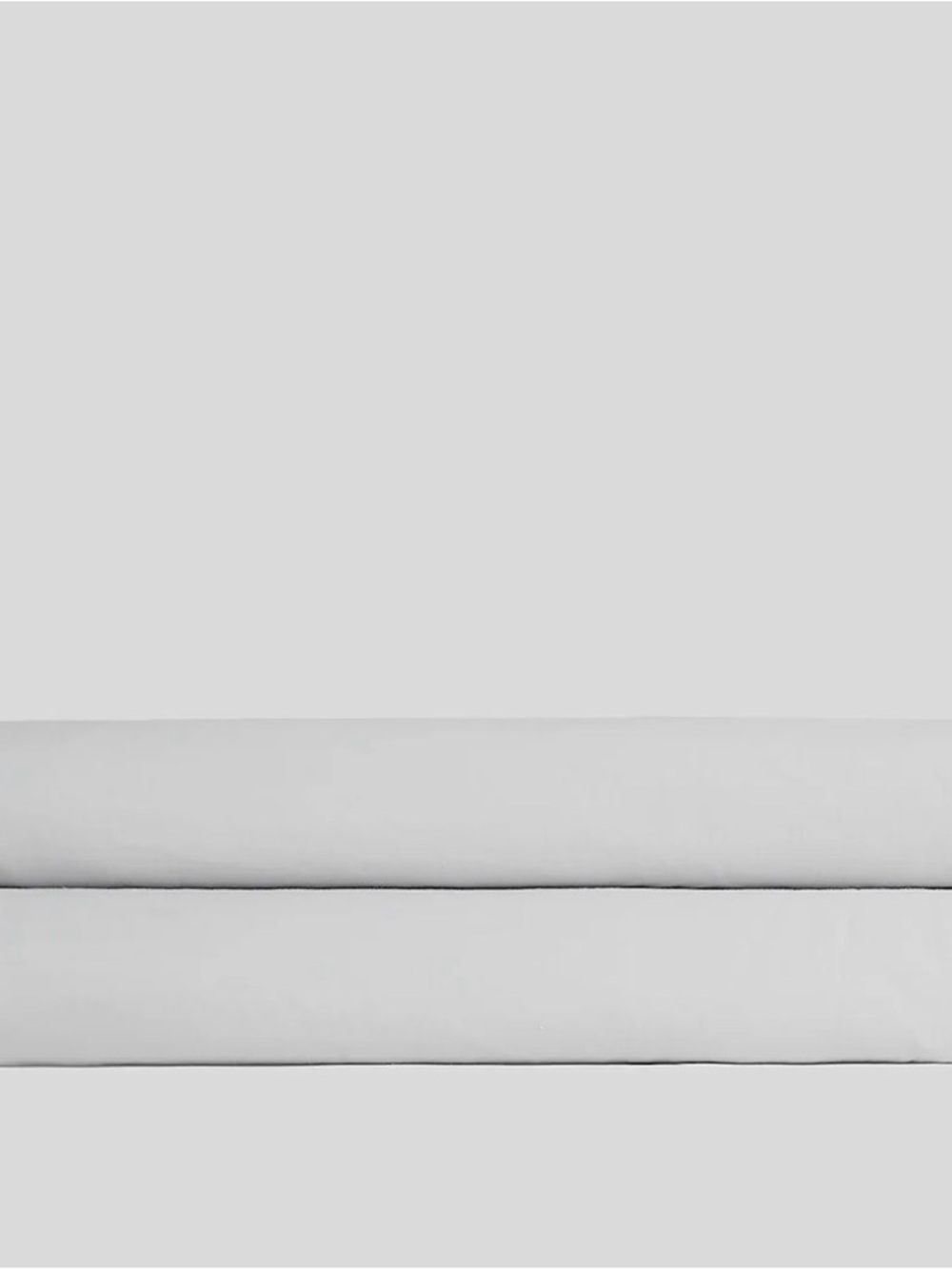 Parachute Percale Fitted Sheet in Light Grey